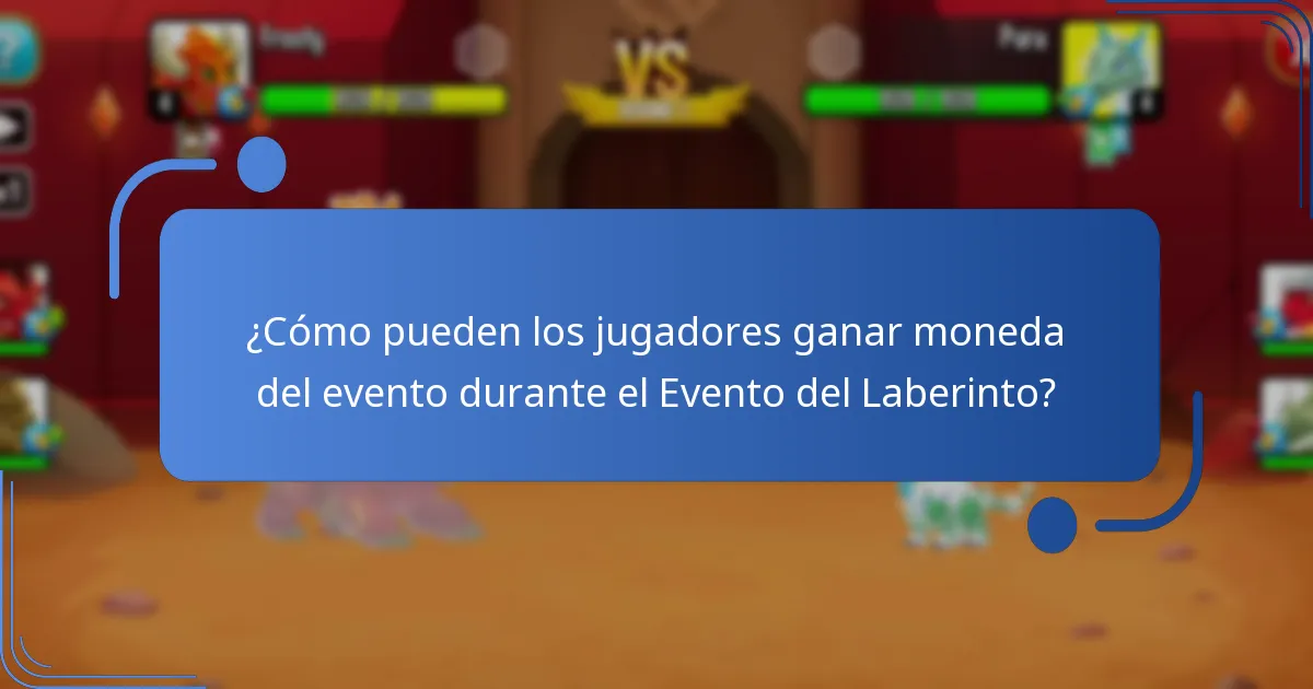 ¿Cómo pueden los jugadores ganar moneda del evento durante el Evento del Laberinto?