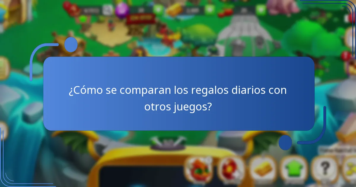 ¿Qué objetos únicos son parte de los regalos diarios?