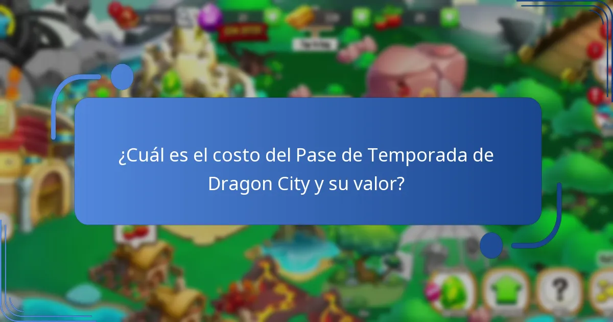 ¿Qué artículos premium están incluidos en el Pase de Temporada de Dragon City?