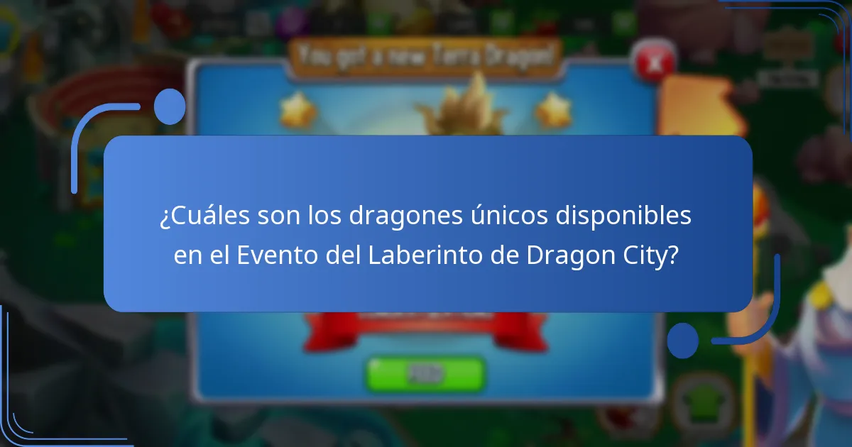 ¿Cuáles son las mecánicas del Evento del Laberinto de Dragon City?
