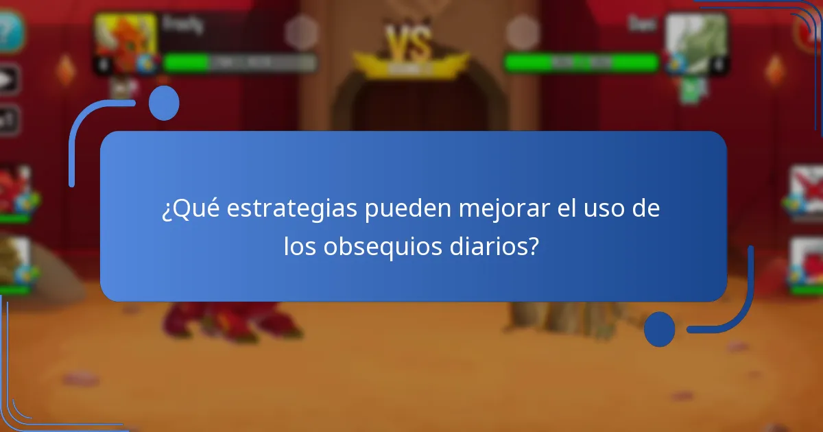 ¿Qué promociones actuales están disponibles para los obsequios diarios?